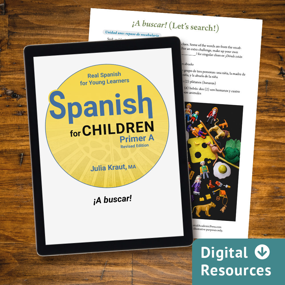 Spanish for Children Primer A Revised Edition Enrichment Resources