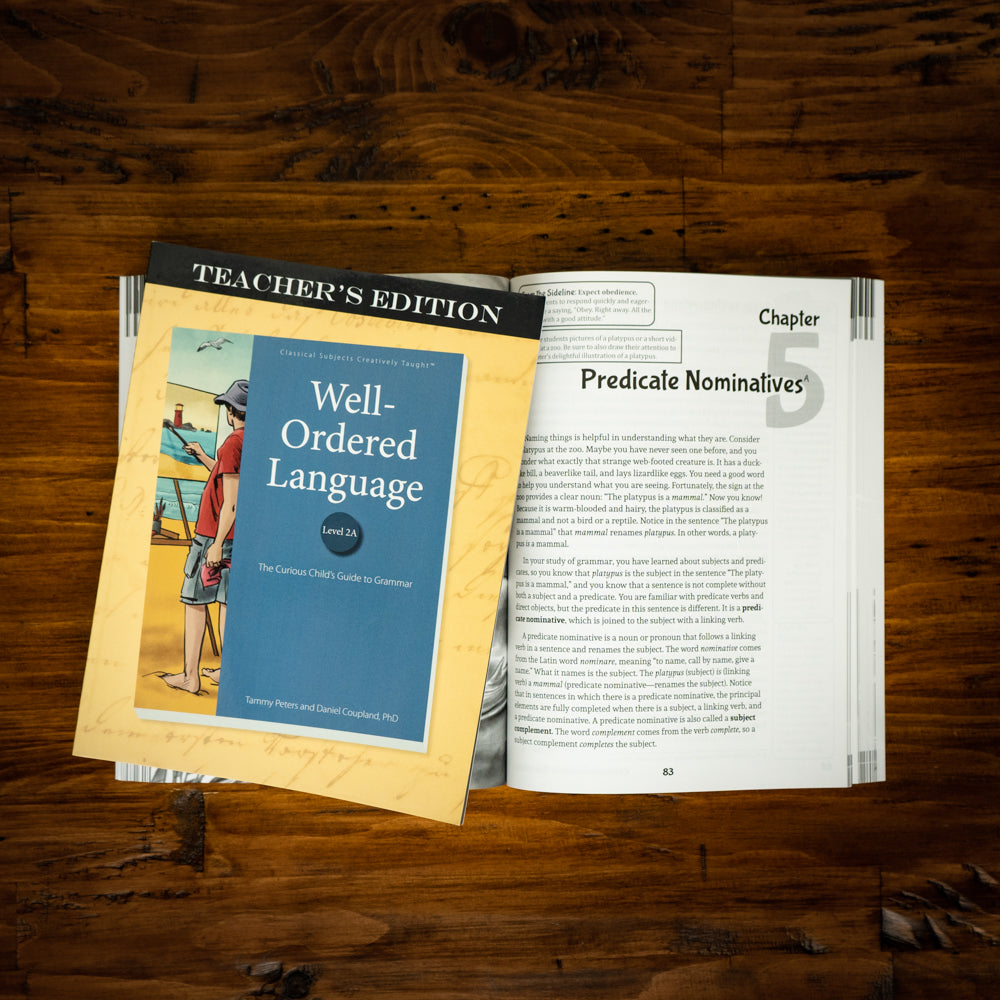 Well-Ordered Language Level 2A Teacher's Edition