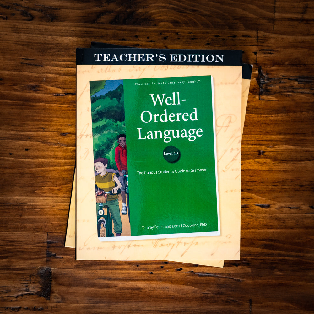 Well-Ordered Language Level 4B Teacher's Edition